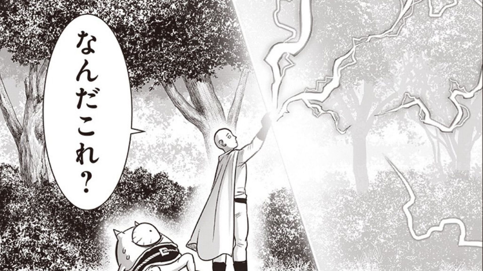 Saitama's power is his biggest problem (Image via Shueisha)